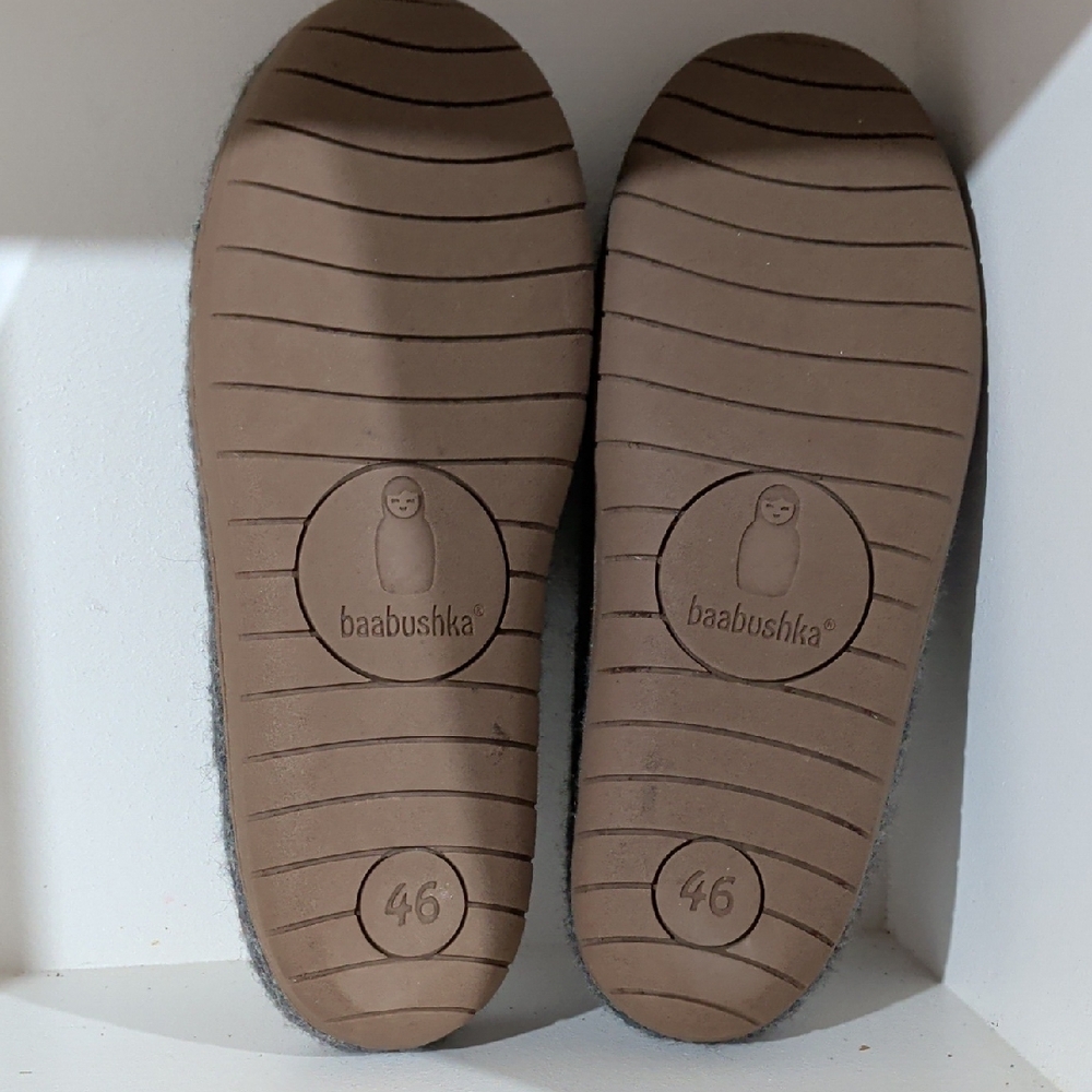 Baabuska Outdoor Grey Men's Slippers US Size 13 Euro Size 46 - Picture 10 of 12